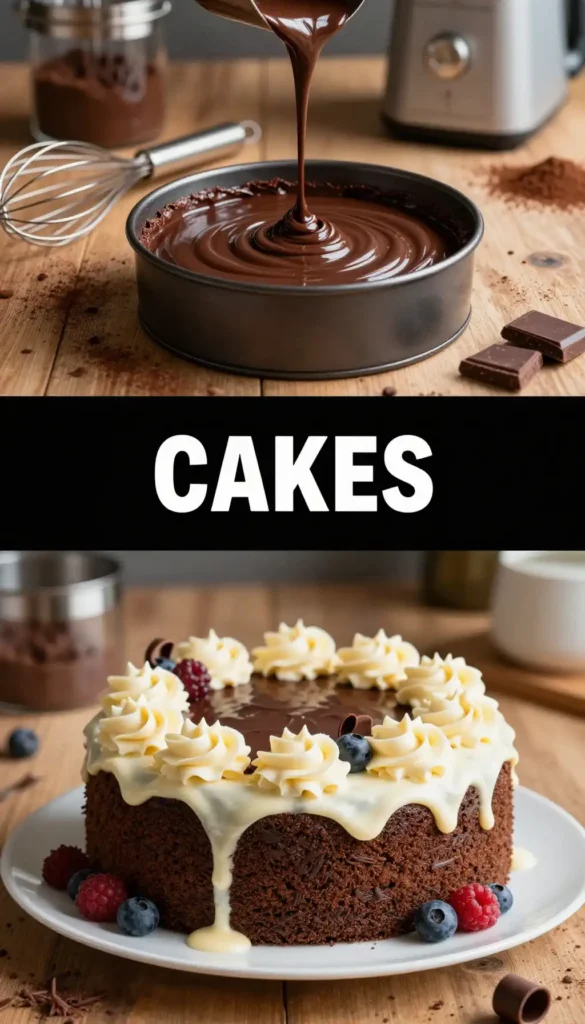 Chocolate Guinness-Free Cake with Cream Cheese Frosting