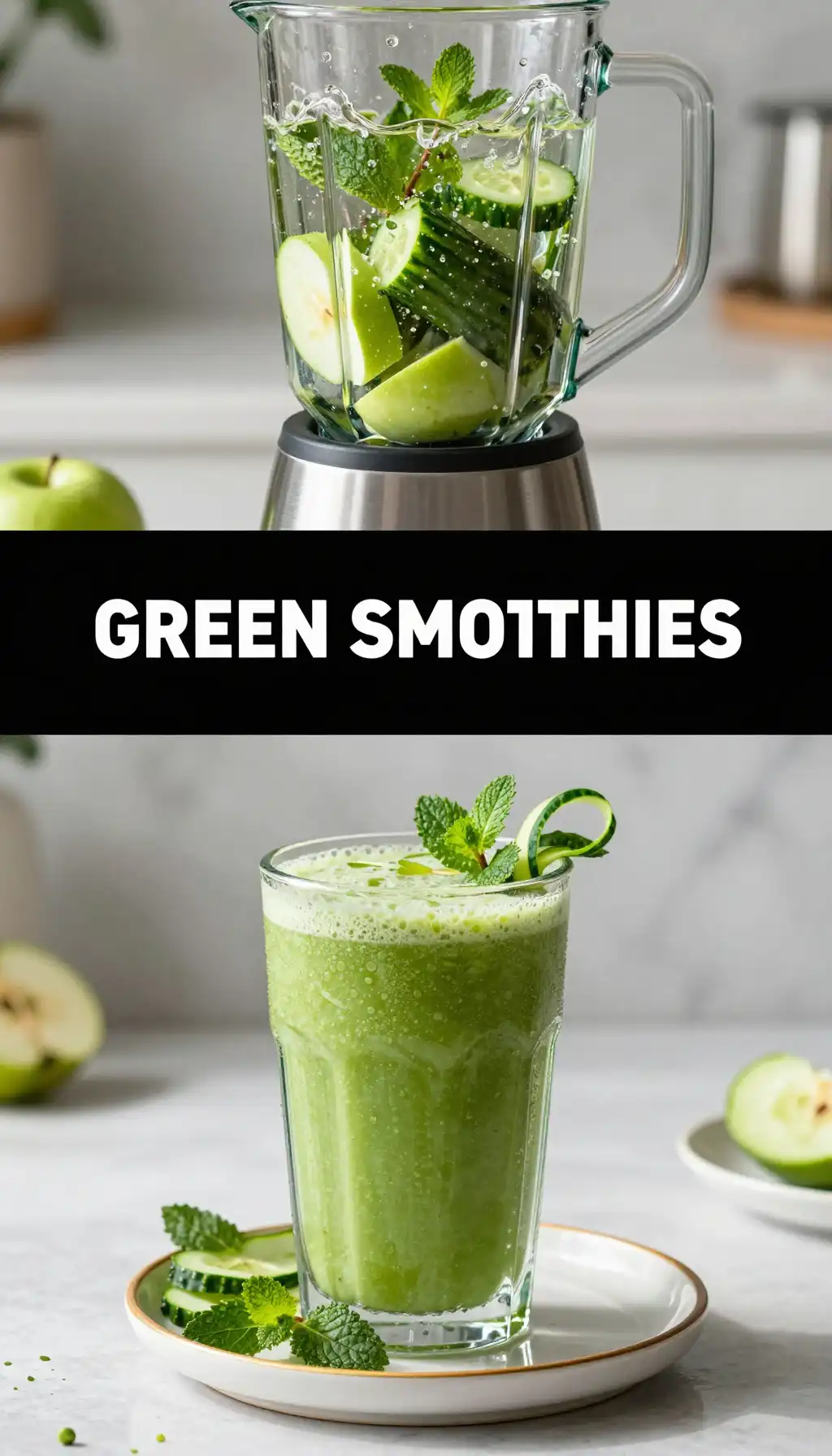 Cleavers Detox Green Smoothie pinterest pin