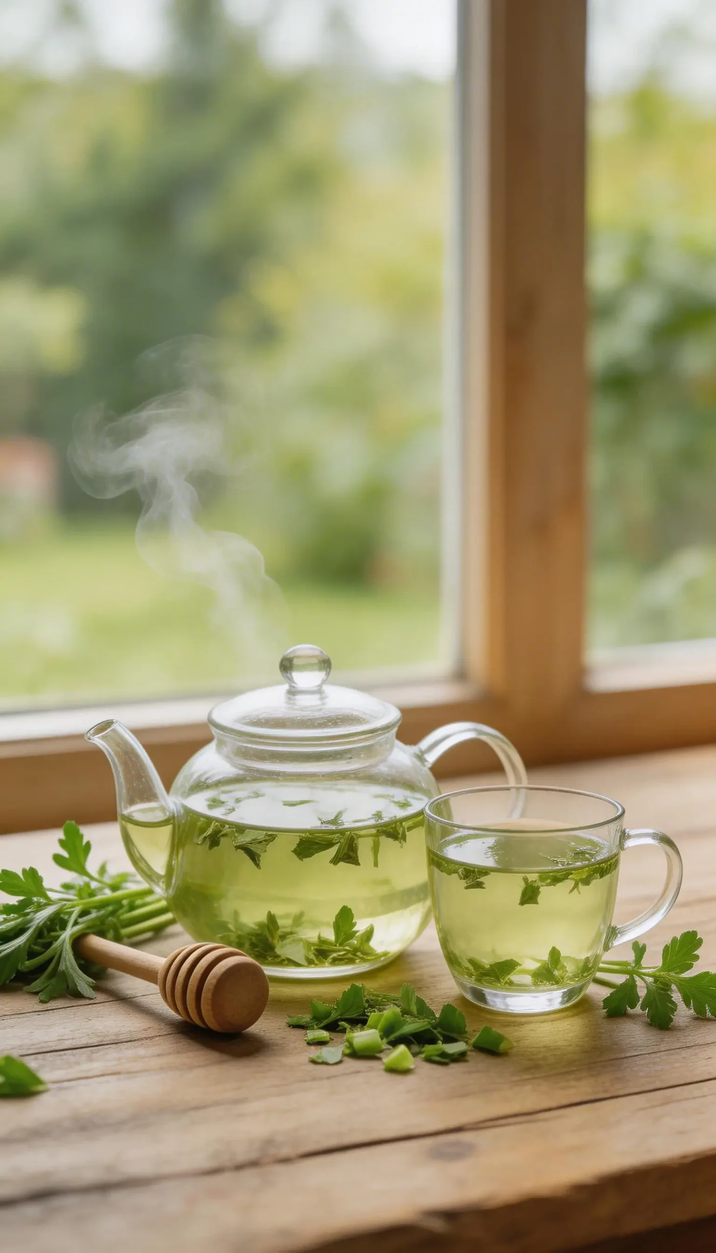 Cleavers Lymph Detox Tea plated dish