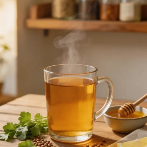Coriander Seed Tea for Bloating Relief