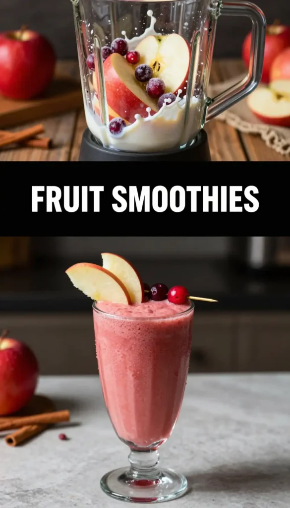 Cortland Apple Cranberry Smoothie