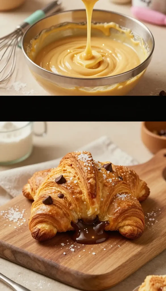 Croffle Cookies with Croissant Dough Base