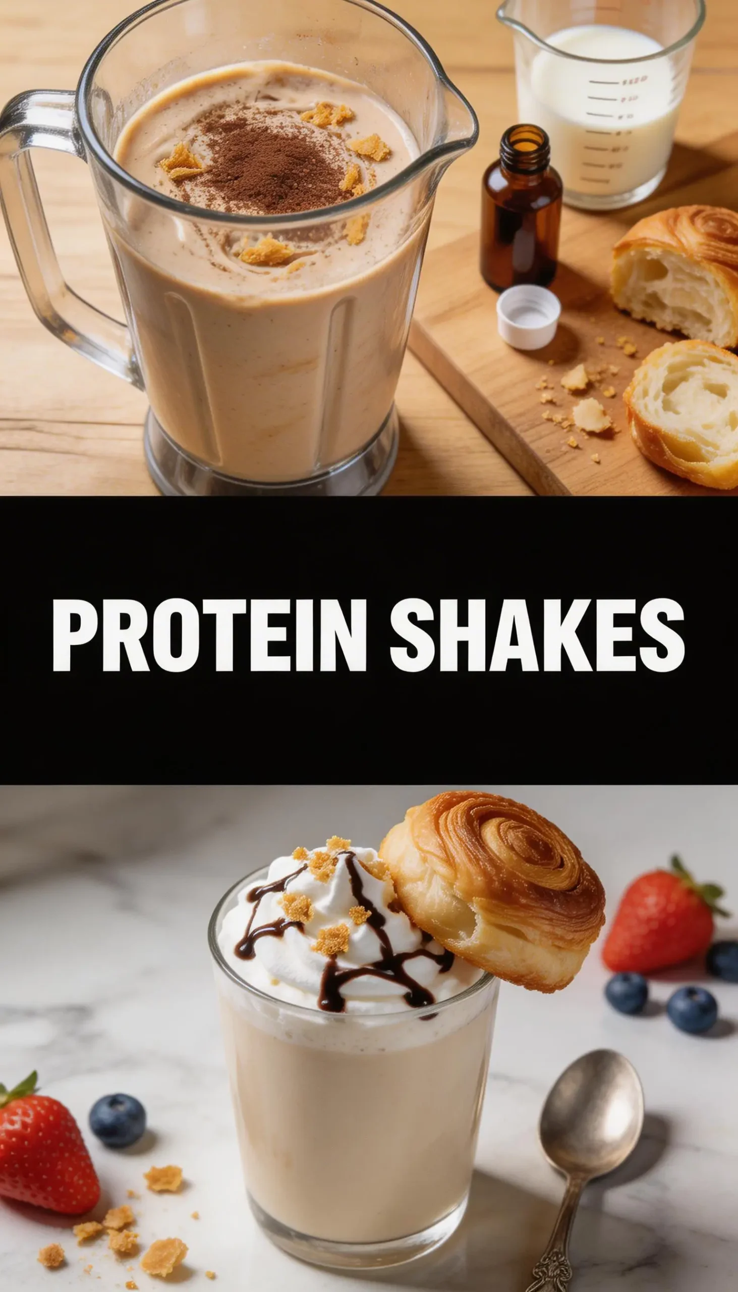 Cruffin Protein Shake pinterest pin