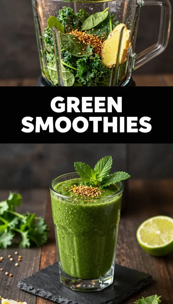 Cumin Coriander Green Smoothie