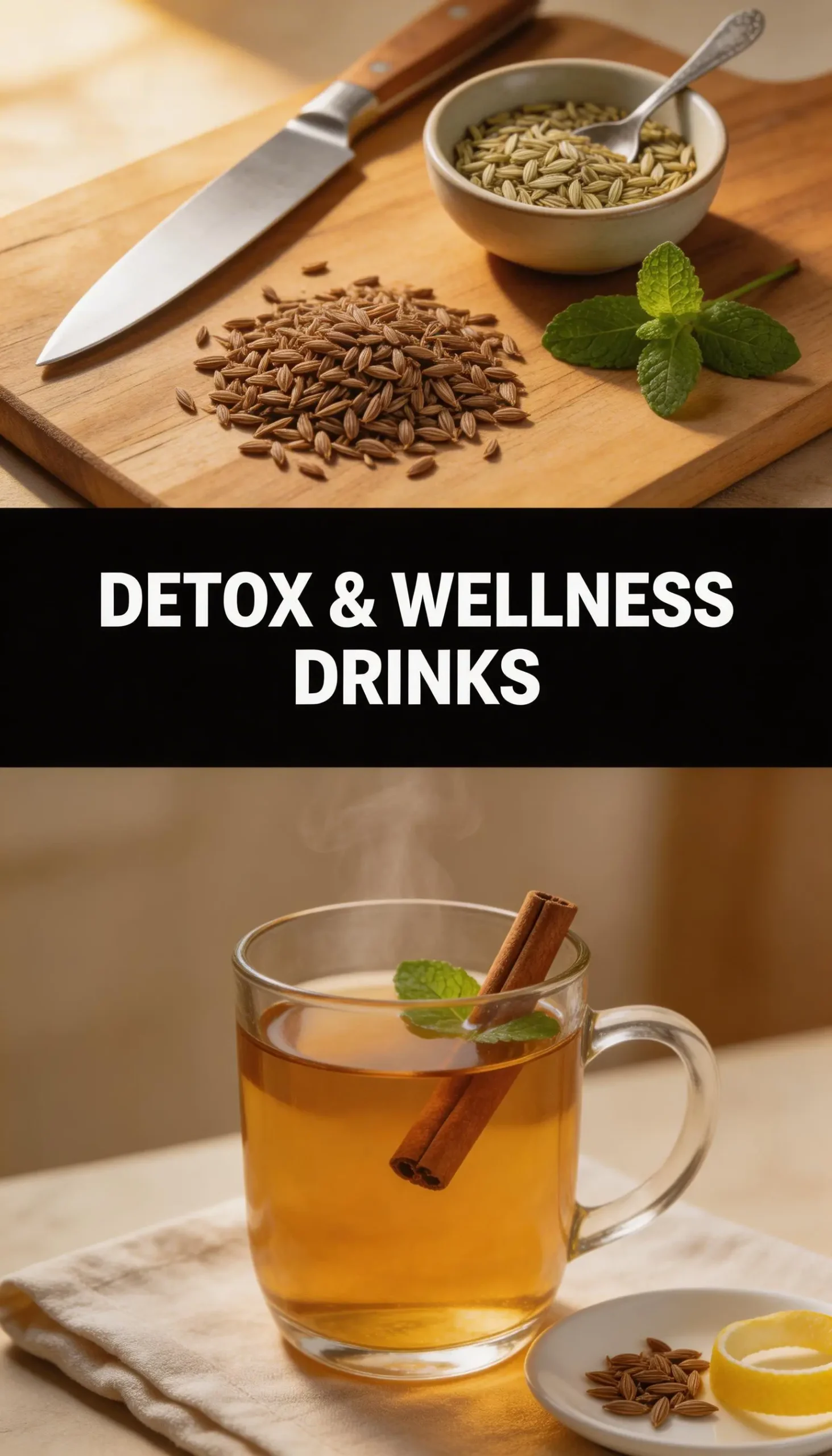 Cumin Digestive Spice Tea pinterest pin