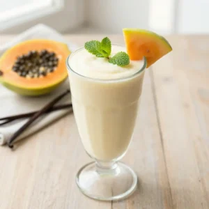Creamy Custard Apple Vanilla Bean Smoothie