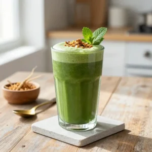 Dandelion Root Coffee Green Smoothie for Gut Health
