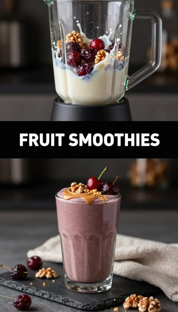 Dried Cherry Walnut Smoothie