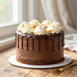 Salted Caramel Chocolate Drip Cake Recipe Easy