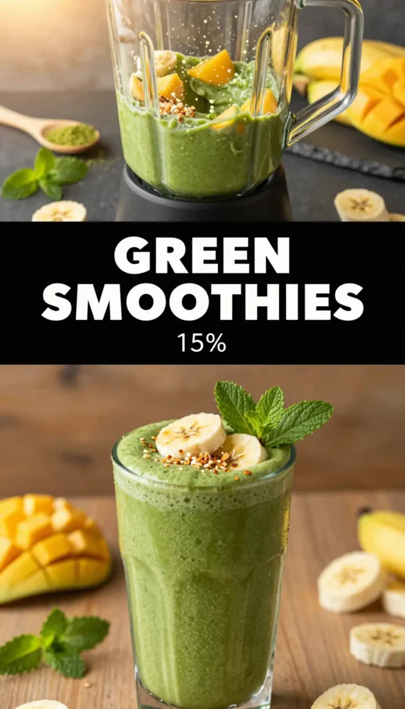 Drumstick Leaf Banana Smoothie