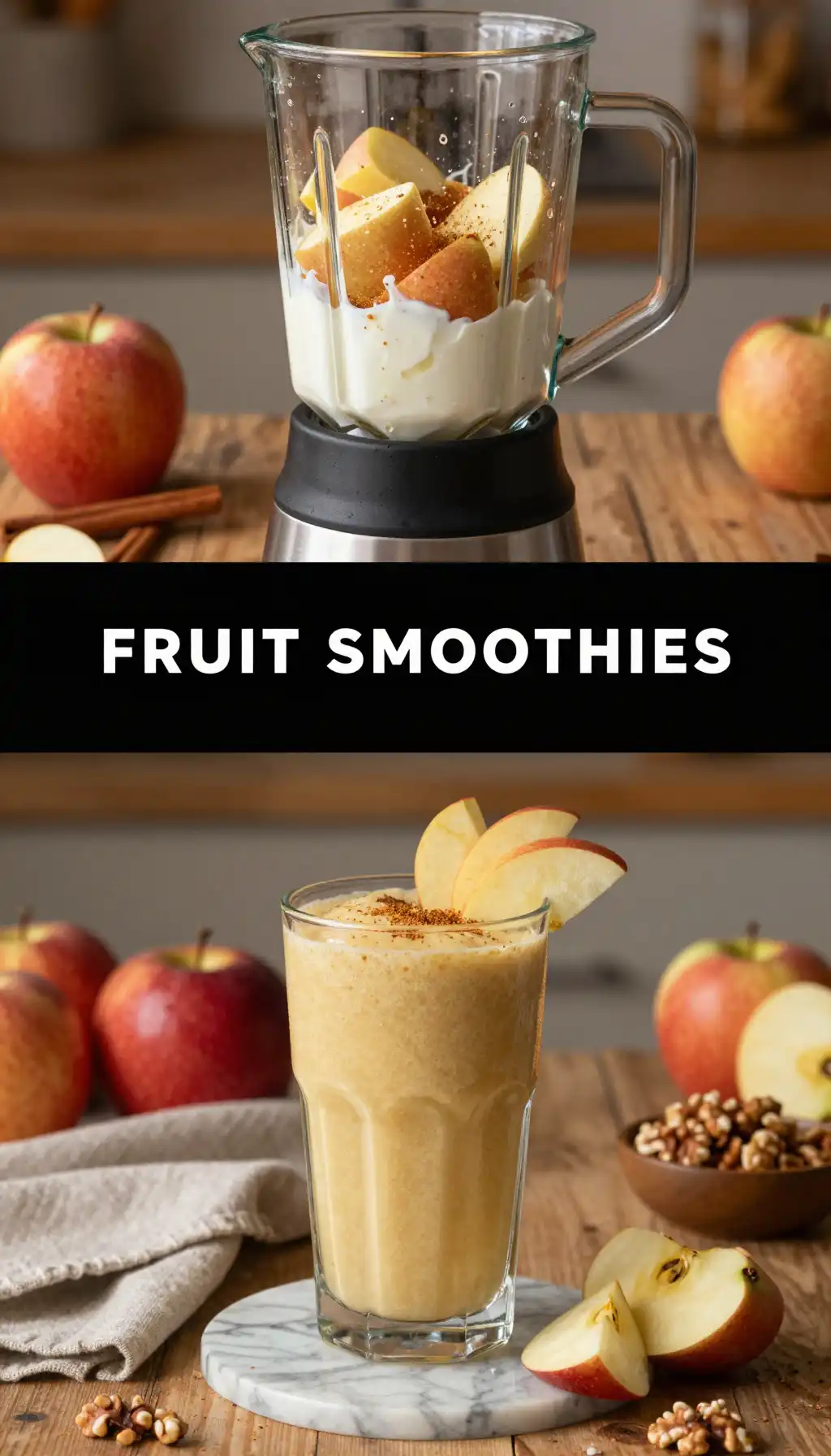 Egremont Russet Apple Smoothie pinterest pin