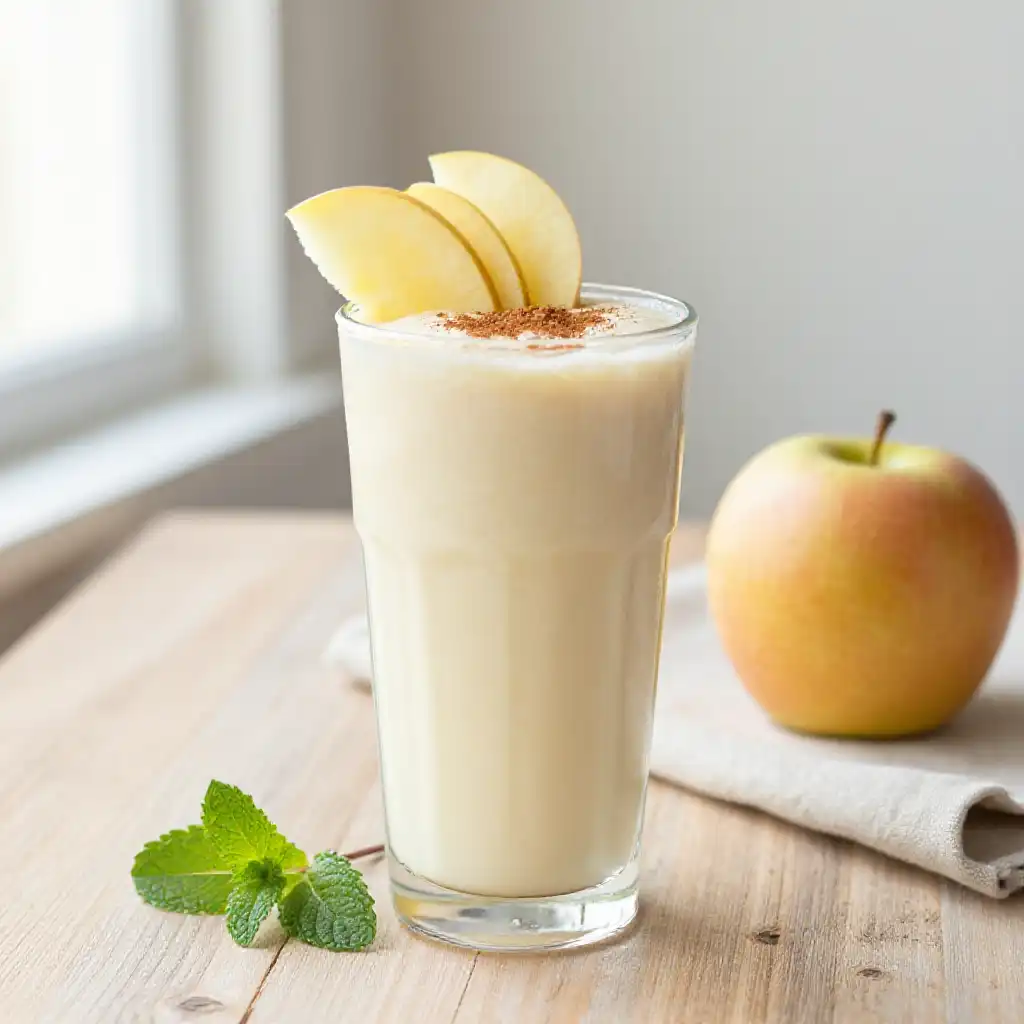 Egremont Russet Apple Smoothie plated dish