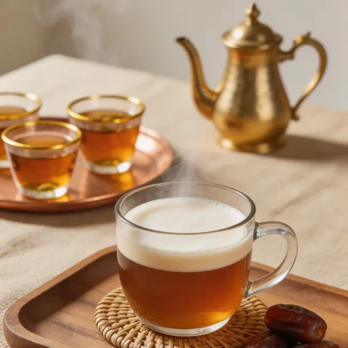 Authentic Emirati Chai Latte Recipe with Cardamom & Saffron