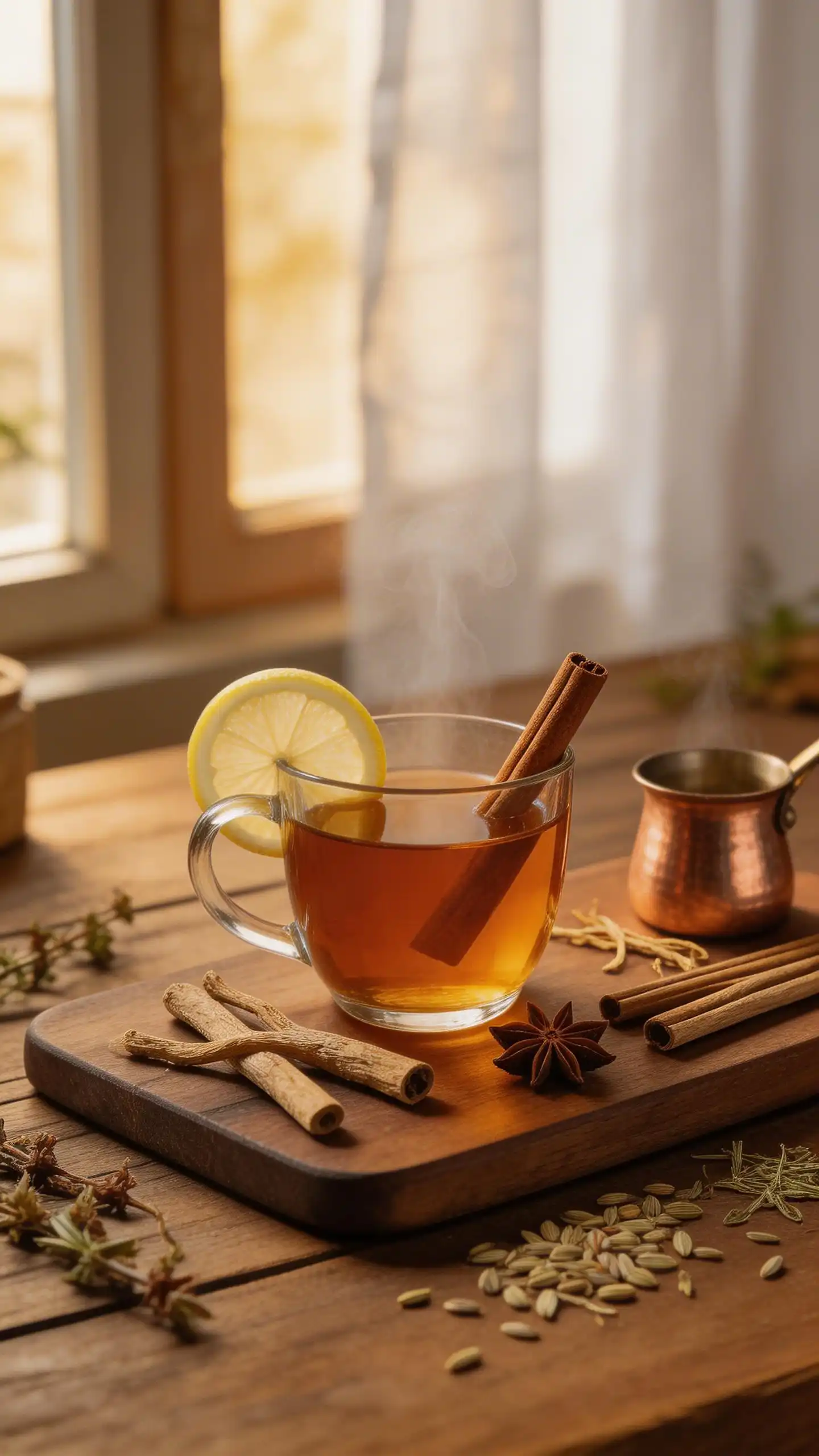 Erk Sous Egyptian Licorice Tea plated dish