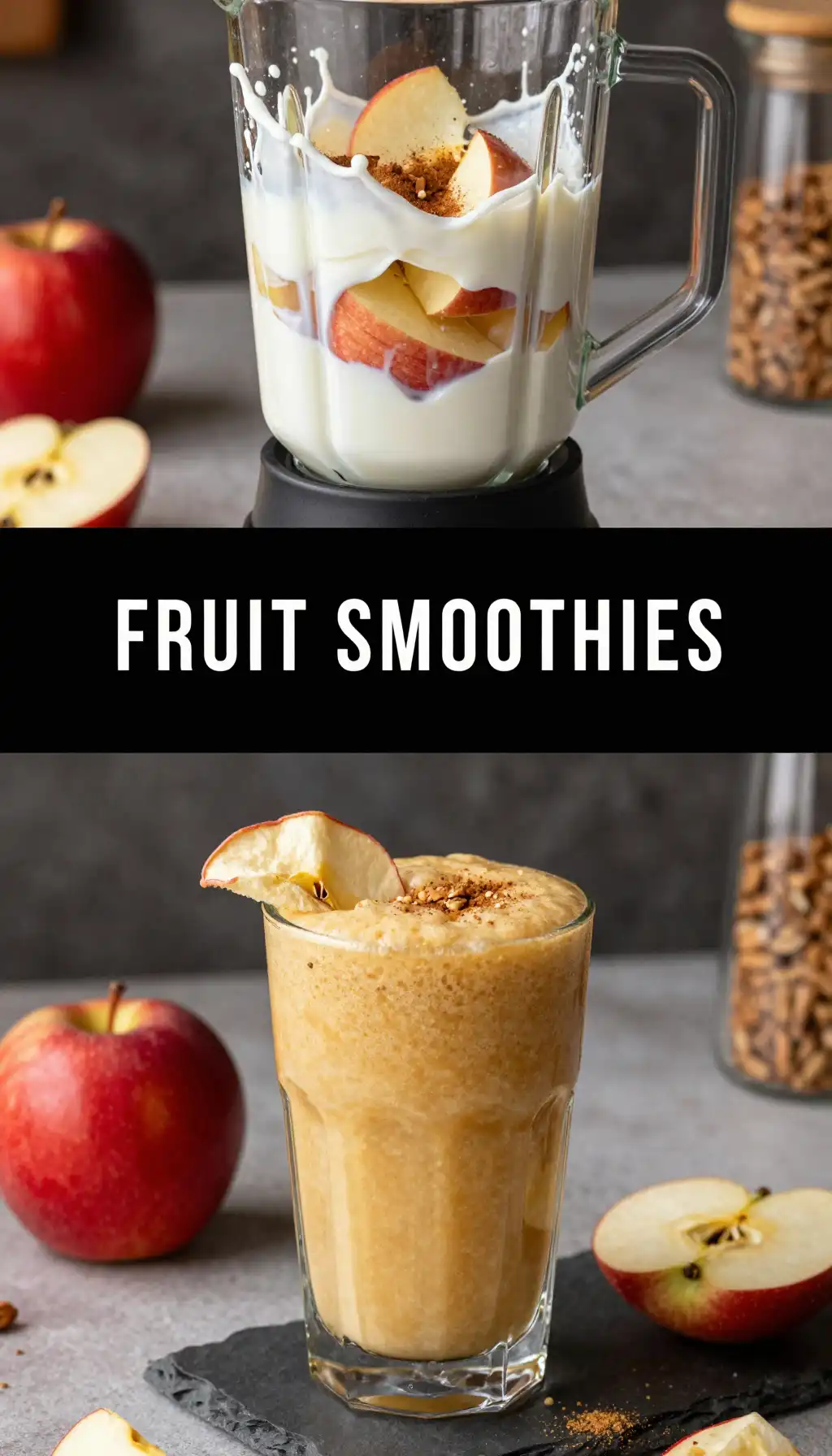 Esopus Spitzenburg Apple & Cinnamon Smoothie pinterest pin