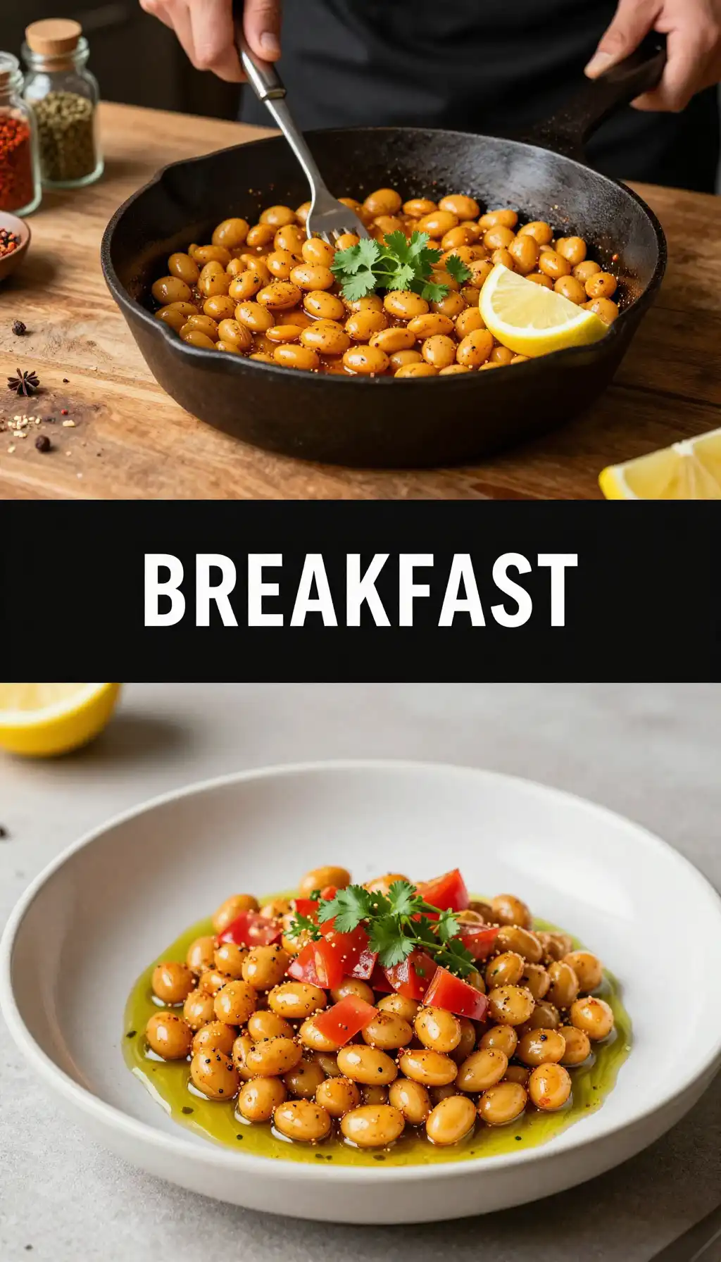 Ethiopian Ful Fava Bean Breakfast pinterest pin