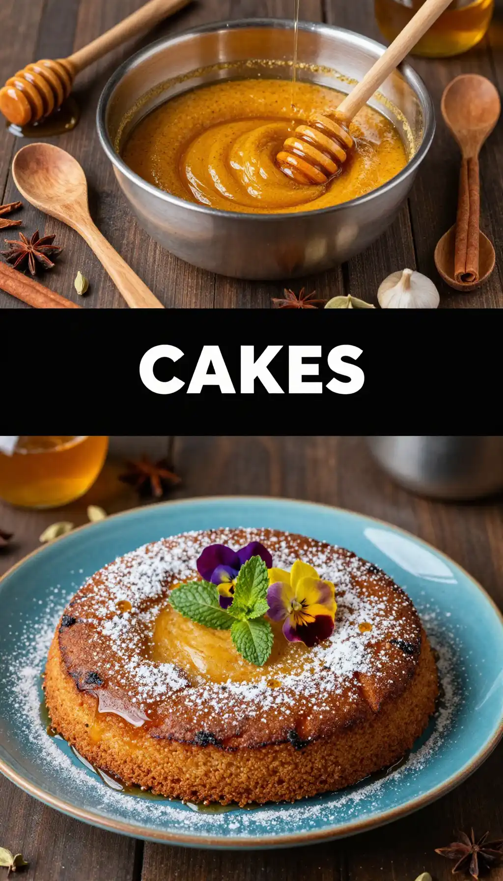 Ethiopian Honey Cake with Berbere Spice pinterest pin
