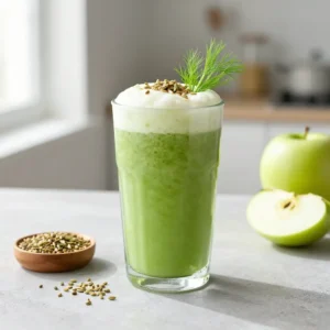 Fennel Seed Green Smoothie for Digestion & Bloating