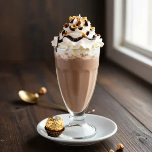 Healthy Ferrero Rocher Protein Shake Recipe