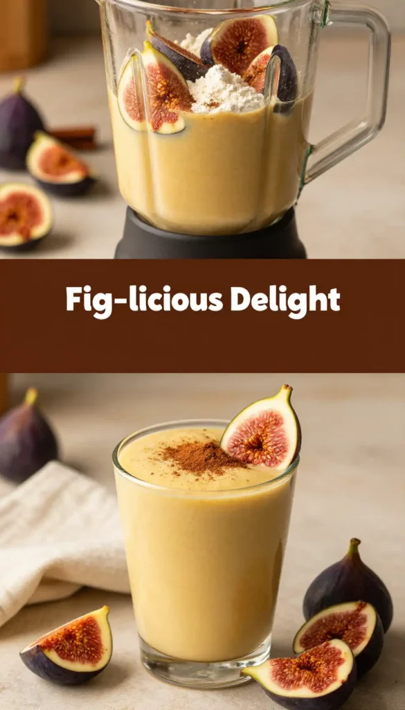 Fig Vanilla Cinnamon Smoothie