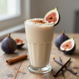 Healthy Fig Vanilla Cinnamon Smoothie for Weight Loss