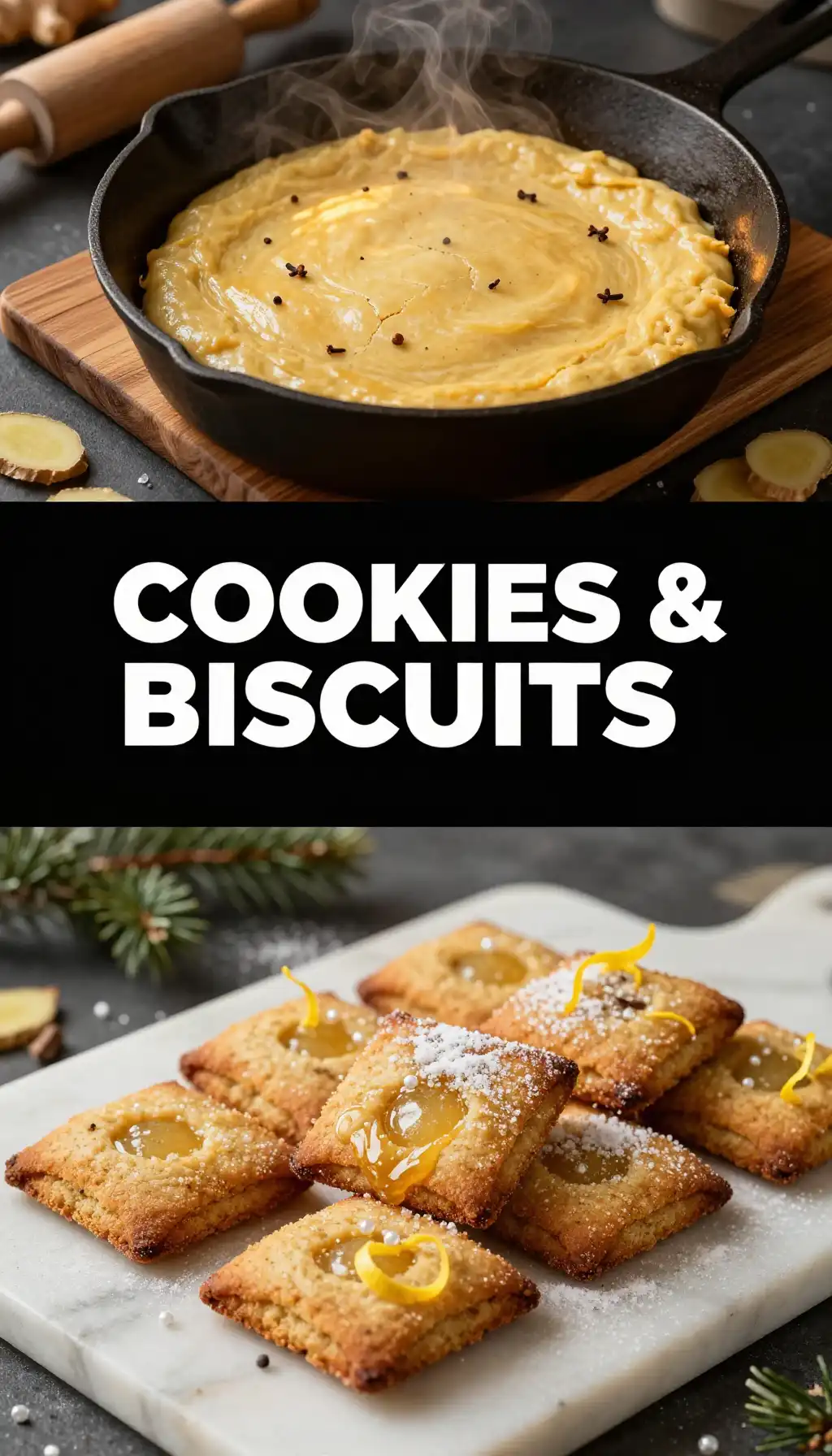 Finnish Piparkakut Ginger Cookies pinterest pin