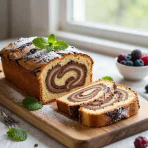 Finnish Tiger Cake with Cocoa Swirls Recipe