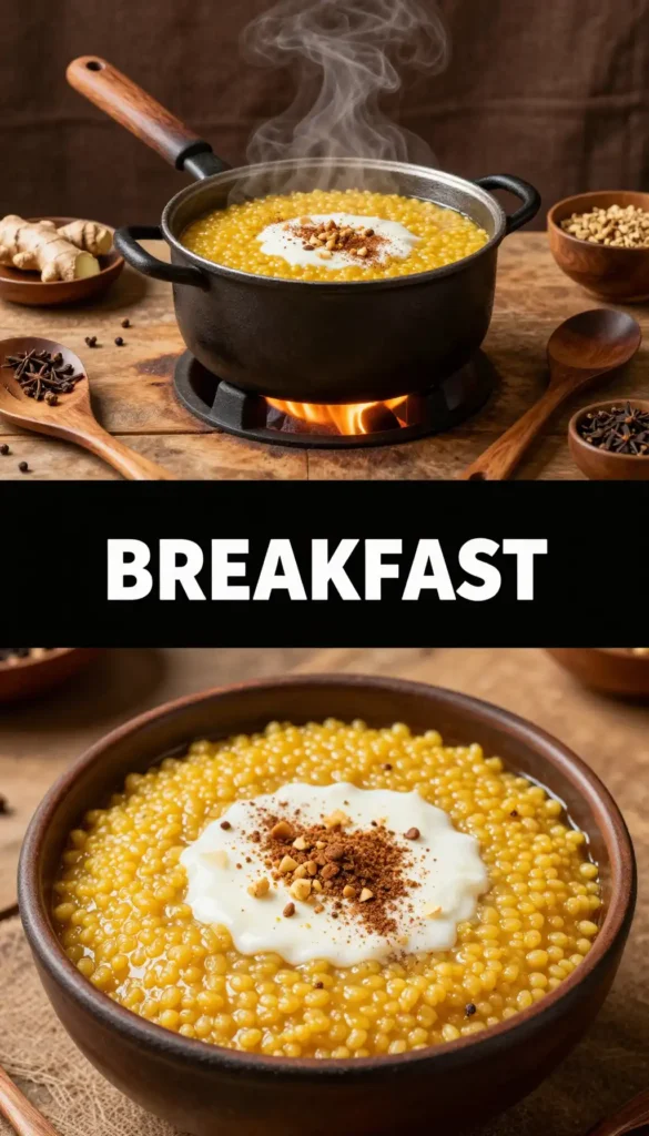 Ghanaian Hausa Koko Millet Porridge