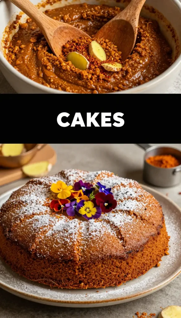 Ghanaian Kelewele Spice Cake with Ginger and Cayenne