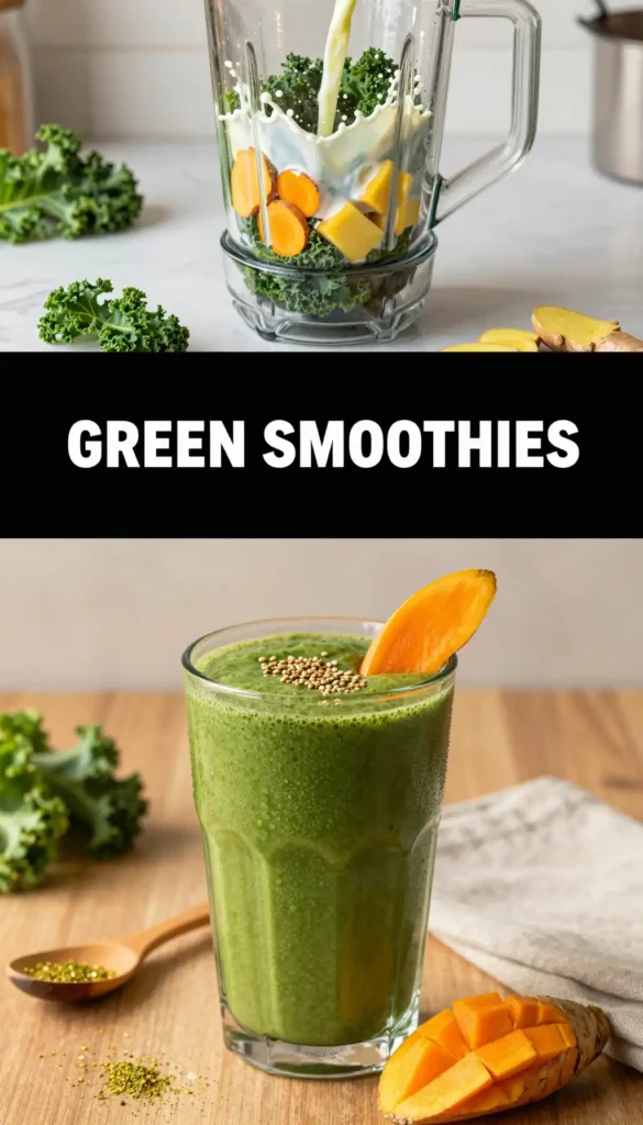 Ginger Turmeric Green Smoothie