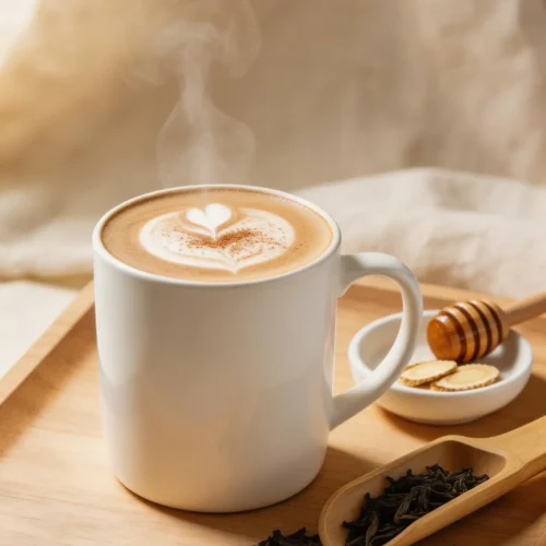Easy Homemade Ginseng Oolong Latte Recipe