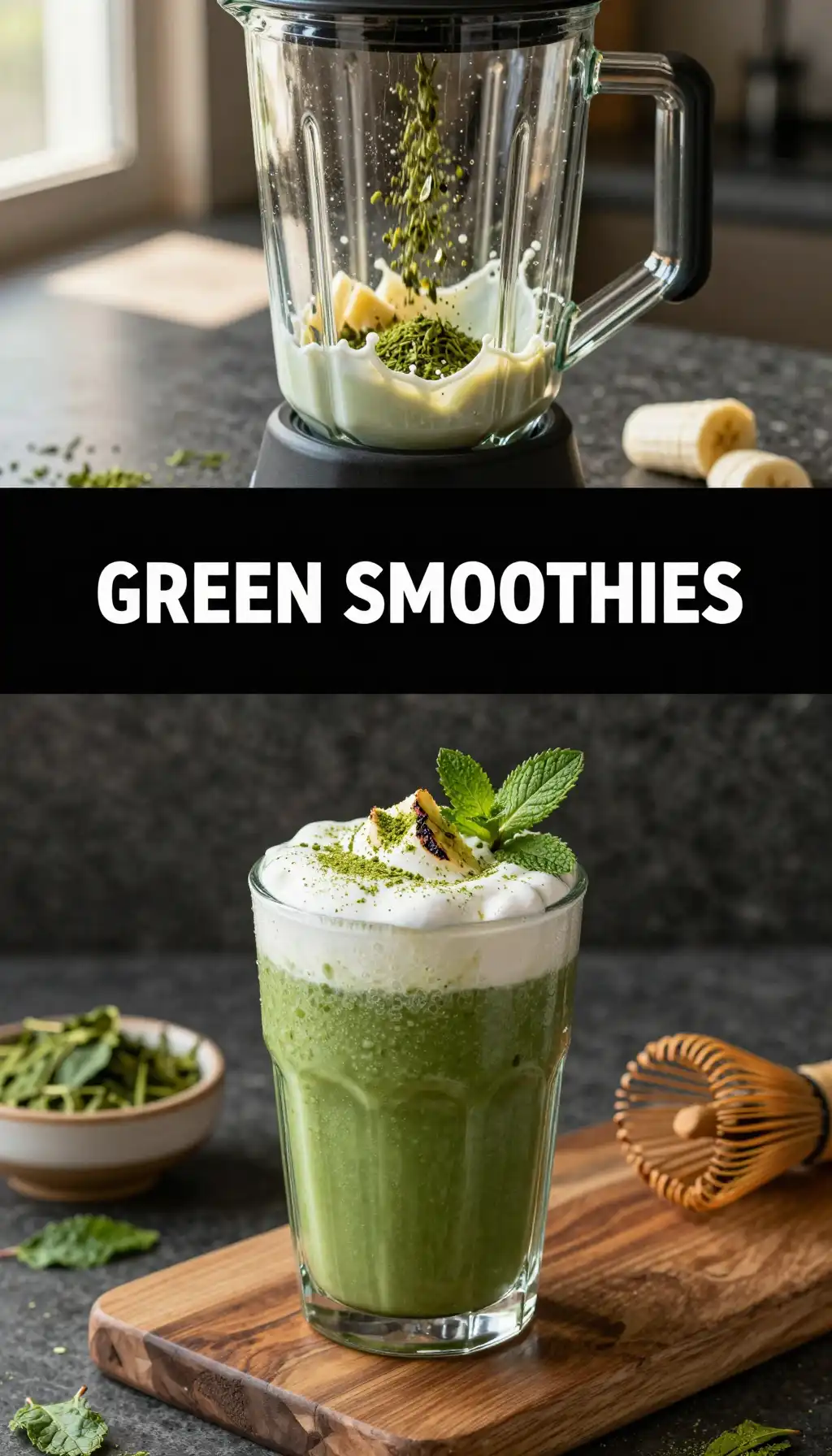 Goishicha Fermented Tea Smoothie pinterest pin