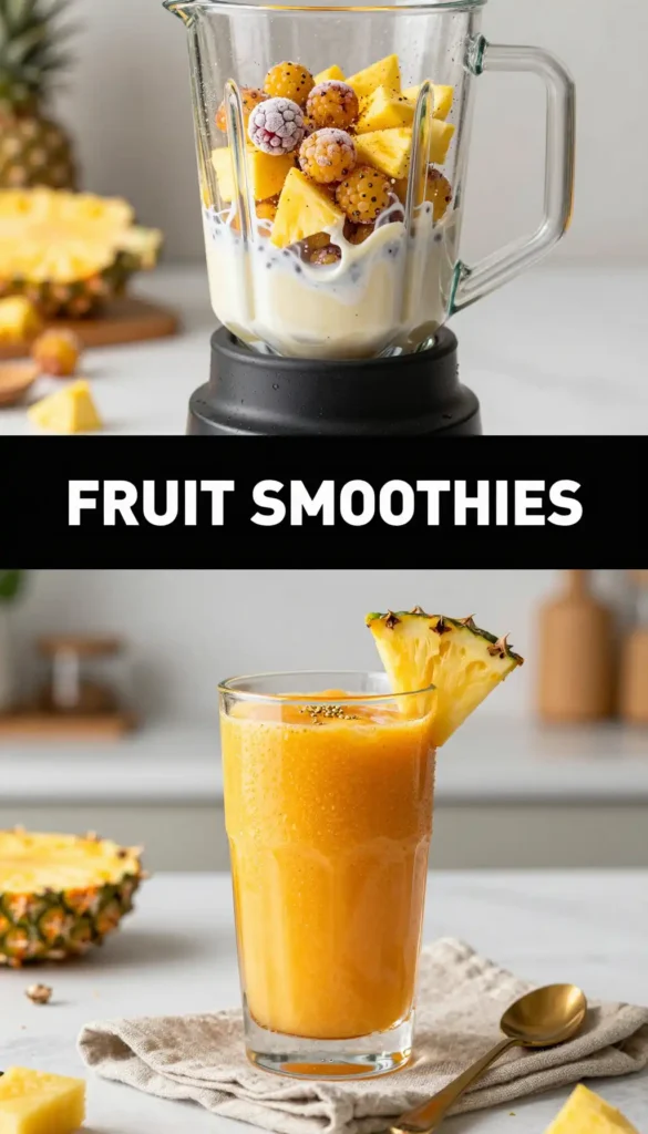 Golden Berry Pineapple Smoothie
