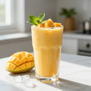 Golden Delicious Mango Smoothie: Turmeric & Ginger