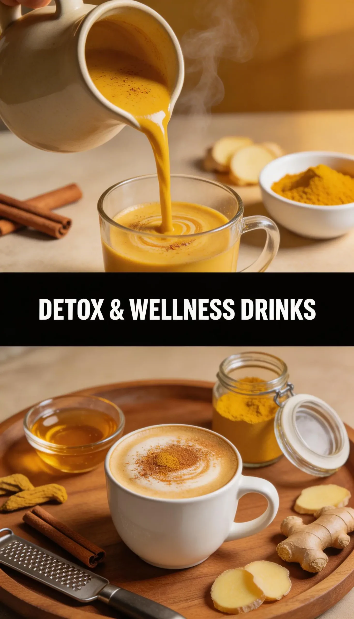 Golden Milk Turmeric Latte pinterest pin