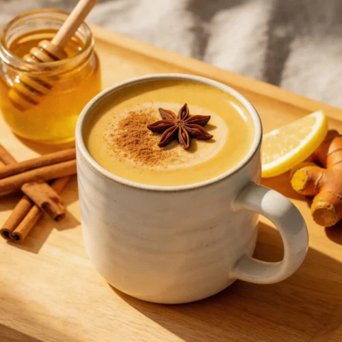 Anti-Inflammatory Golden Milk Turmeric Latte Recipe