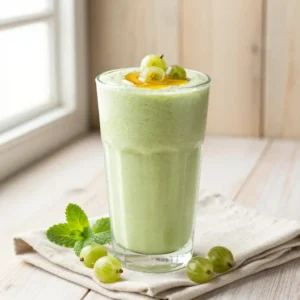 Healthy Gooseberry Honey Smoothie for Glowing Skin