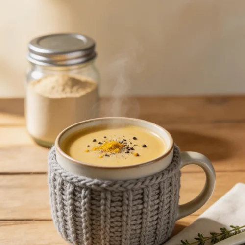 Gut Healing Bone Broth Latte - Easy Detox Drink