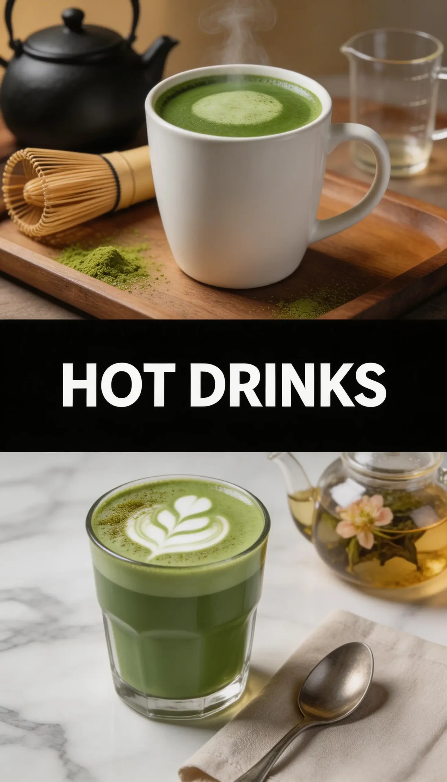 Gyokuro Premium Green Latte pinterest pin