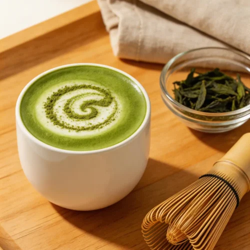 Easy Gyokuro Premium Green Latte Recipe