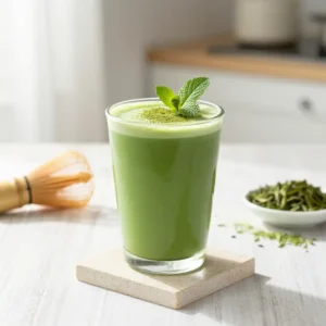 Gyokuro Green Tea Smoothie for Glowing Skin