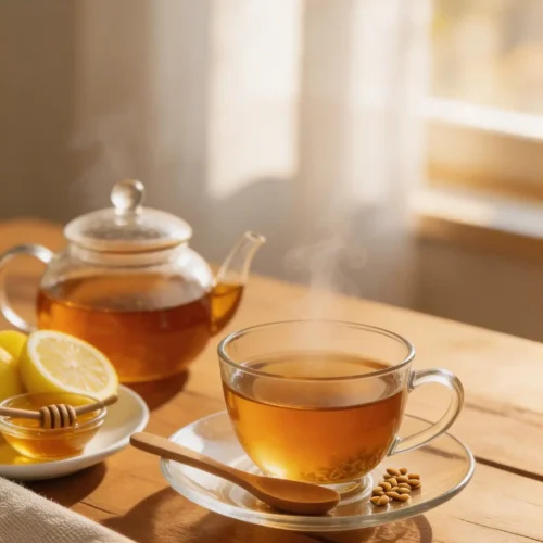 Gooey Egyptian Helba Fenugreek Tea Recipe