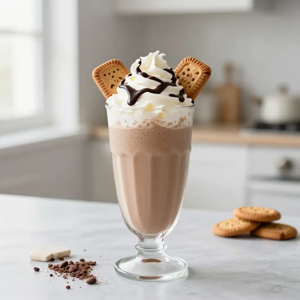 Hello Panda Protein Smoothie plated dish