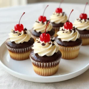 Hostess Style Chocolate Cupcakes with Cream Filling