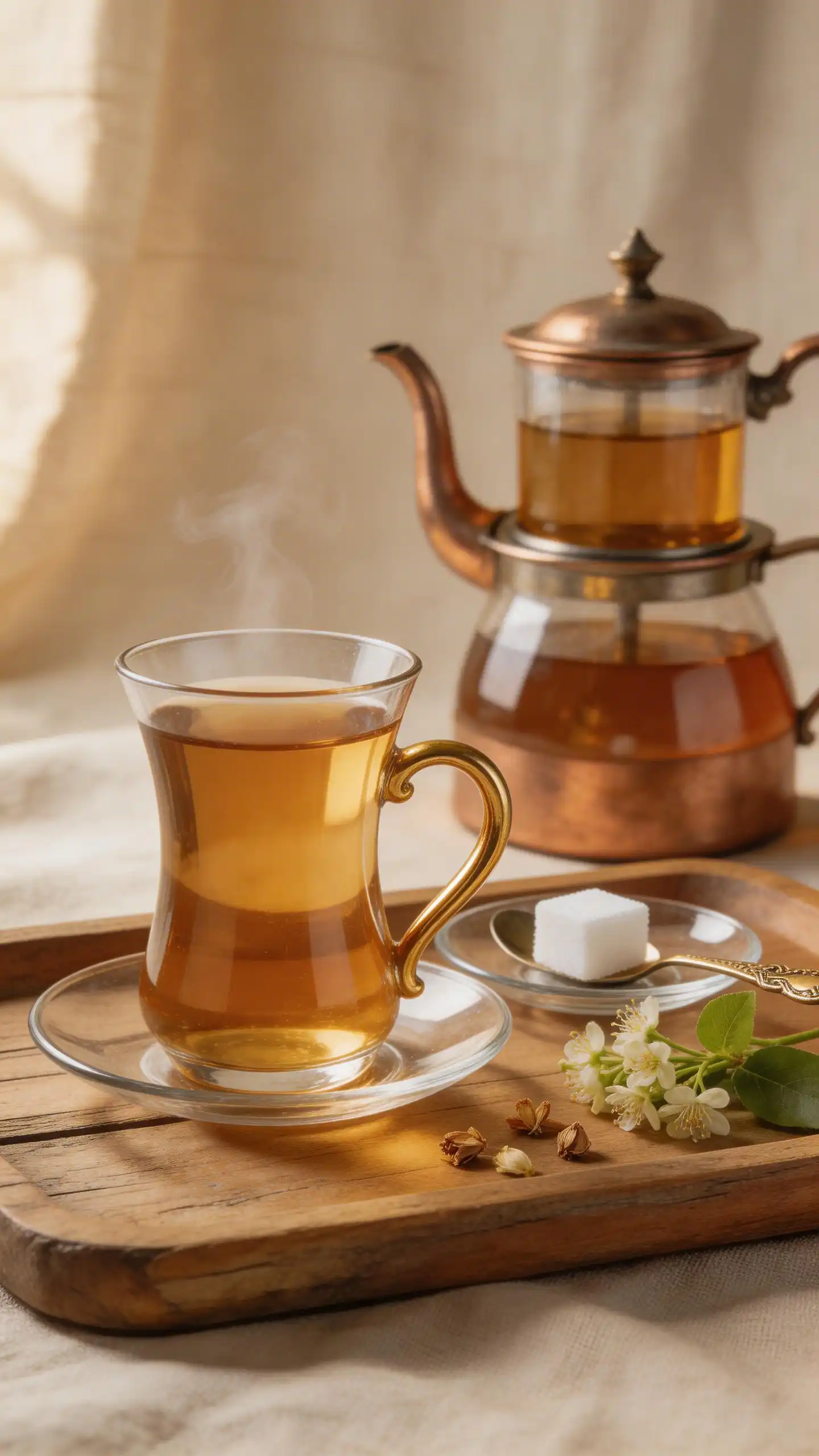 Ihlamur Linden Tea Turkey plated dish