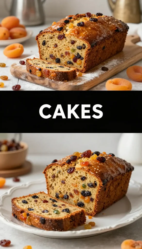 Irish Barmbrack Cake with Dried Fruit and Tea Soak