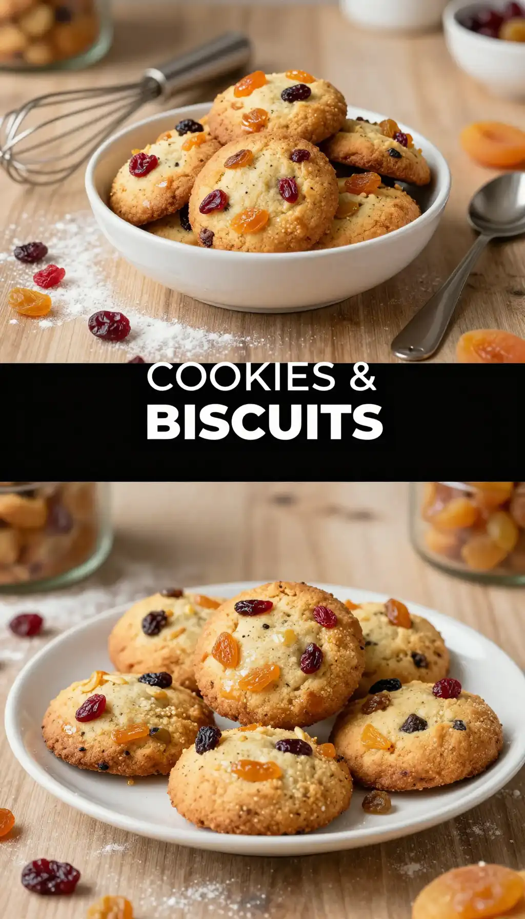 Irish Tea Brack Cookies with Dried Fruit pinterest pin