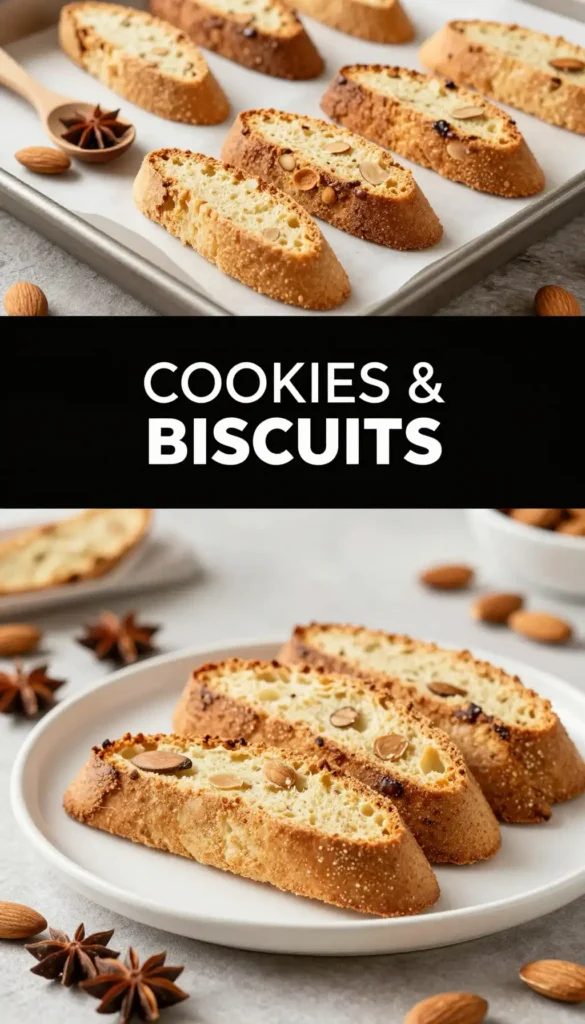 Italian Biscotti with Almonds and Anise