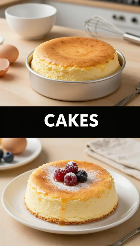 Japanese Cheesecake with Jiggly Soufflé Texture