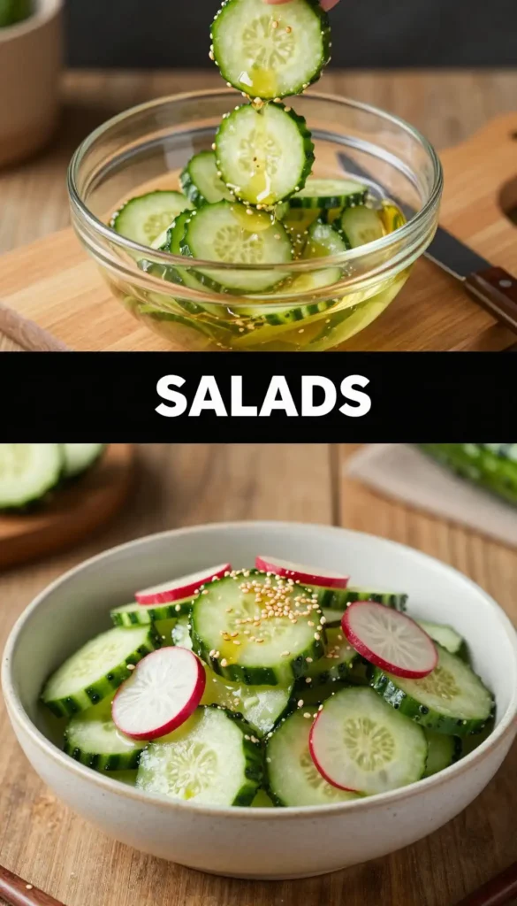 Japanese Sunomono Cucumber Salad